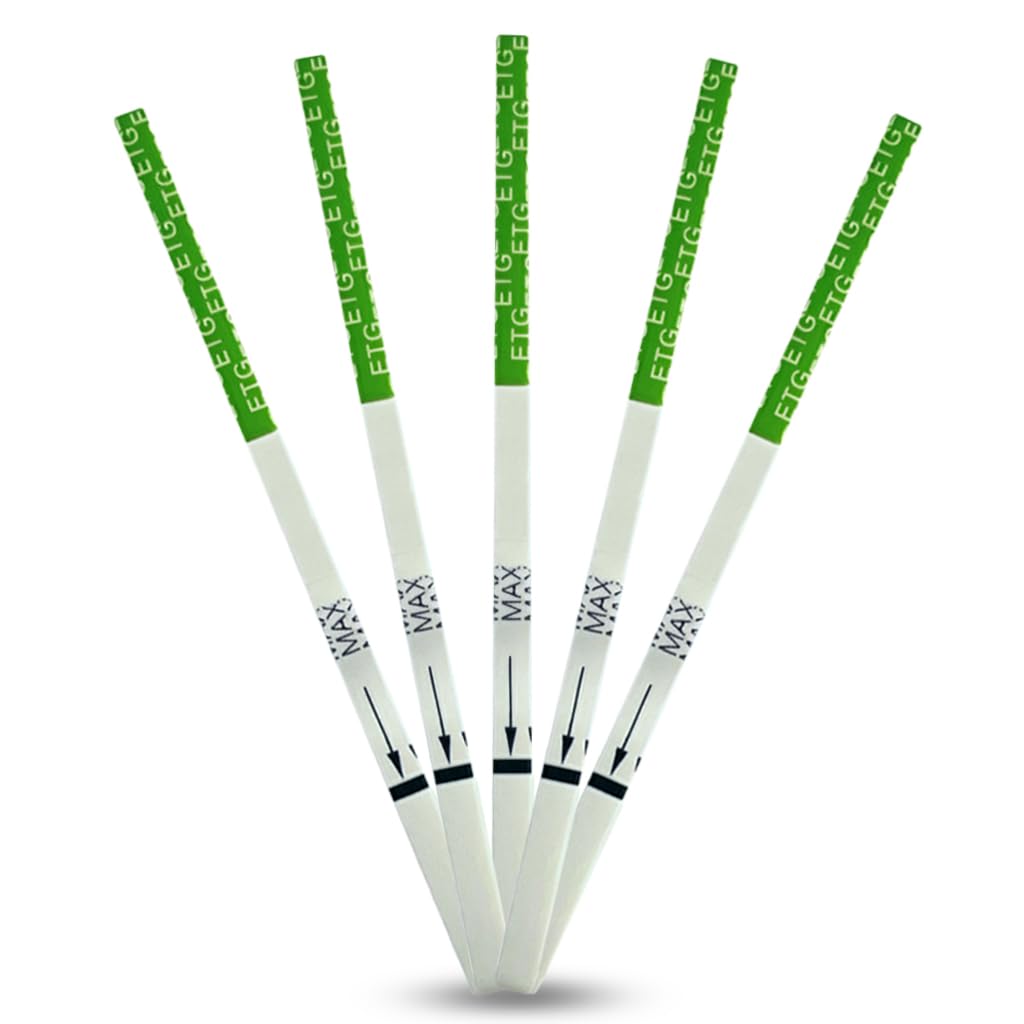 ETG Alcohol Urine Test Strips - At Home ETG Test with 80 Hour Detection Window - Easy to Use Strips Deliver 5 Minute Results - Reliable Home Drug and Alcohol Screening Kit - [25 Pack] – 12 PANEL NOW