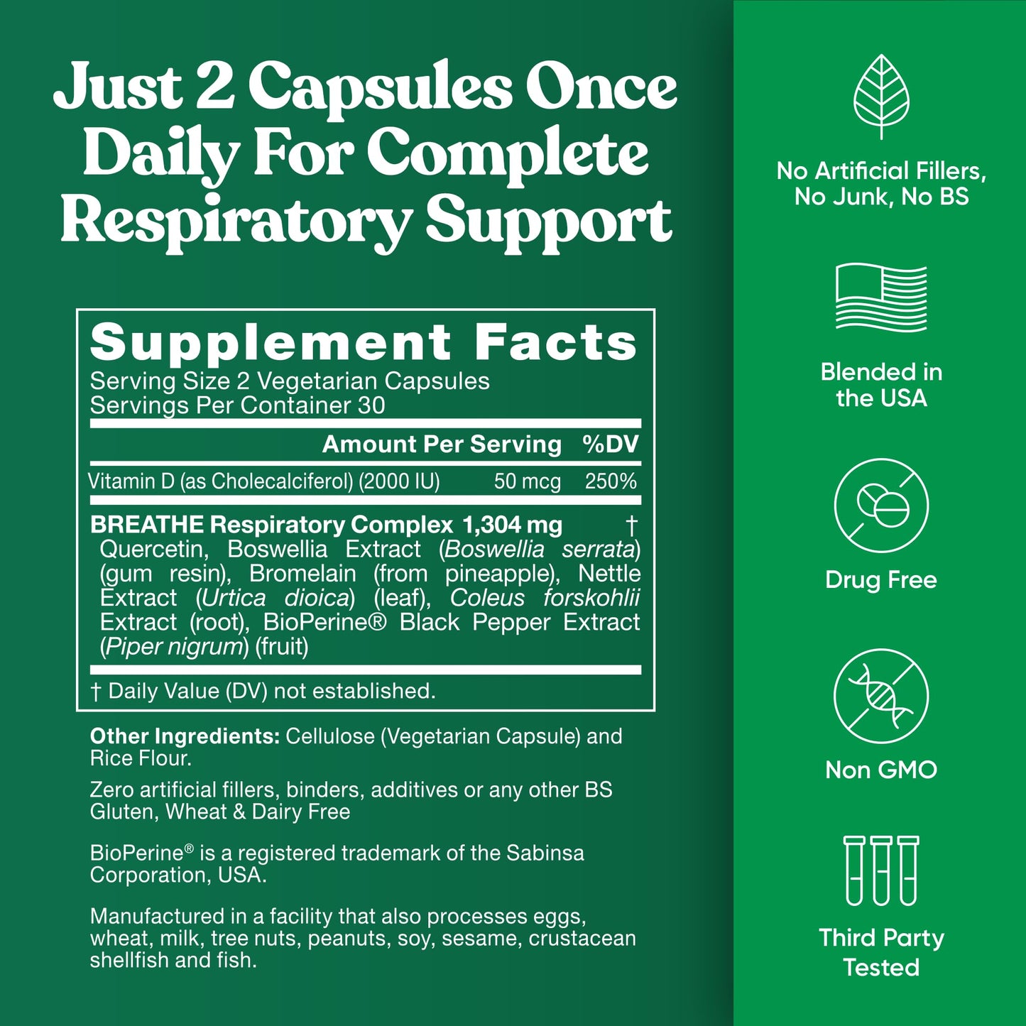 Eu Natural Breathe Inhaler Support Supplement – Seasonal Sinus & Lung Wellness