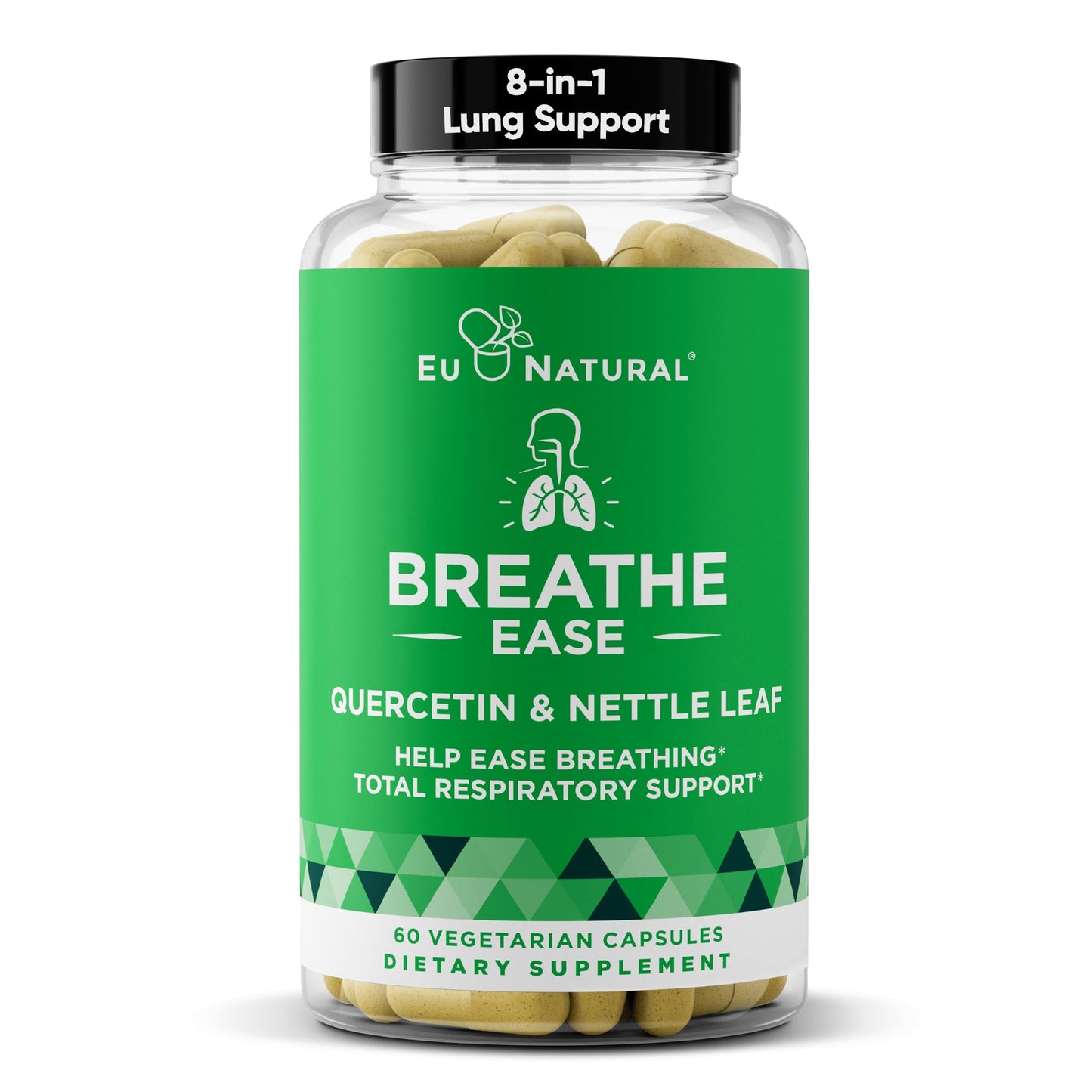 Eu Natural Breathe Inhaler Support – Sinus, Lungs & Bronchial Wellness | 60 Veg Soft Capsules