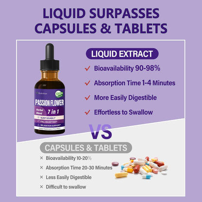Eubrition Passion Flower Liquid Drops — Sleep Support (2 oz)