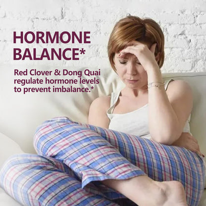 Eubrition Red Clover Drops – Women's Health Balance & 8-in-1 Menopause Support (Alcohol-Free, 2oz)