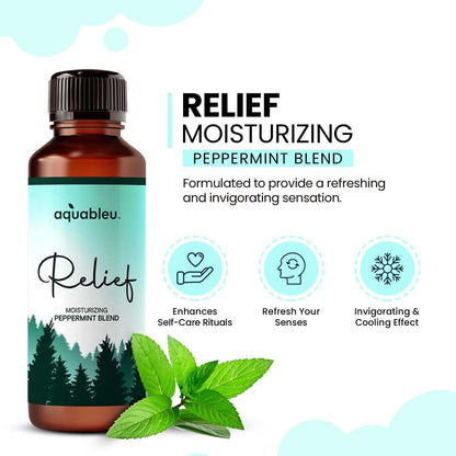 Essential Massage Oil Gift Set – Serenity Trio: Calm Lavender, Relief Peppermint, Soothe Eucalyptus (80 ml) – Beautiful Gift for Women