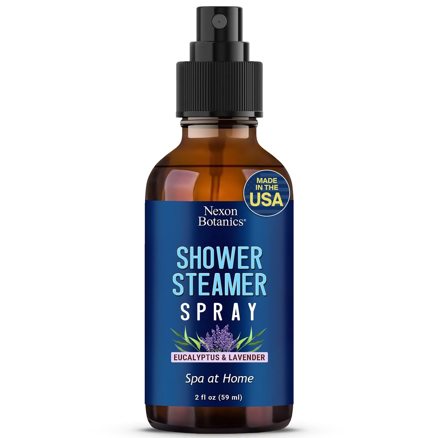 Eucalyptus & Lavender Shower Steamer Spray 2 fl oz – Aromatherapy Mist | Nexon Botanics
