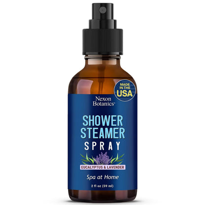 Eucalyptus & Lavender Shower Steamer Spray 2 fl oz – Aromatherapy Mist | Nexon Botanics