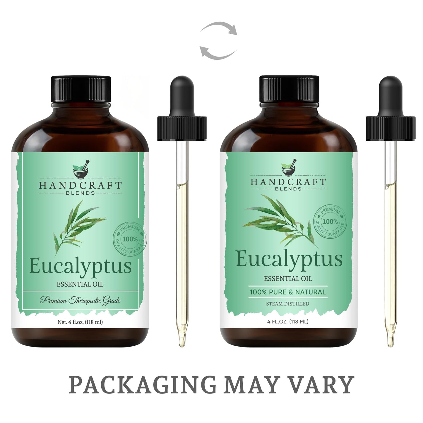 Handcraft Blends Eucalyptus Essential Oil - 4 Fl Oz - Pure & Natural