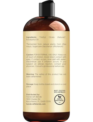 Handcraft Blends Eucalyptus Essential Oil - 16 oz for Candles, Soaps, Diffusers