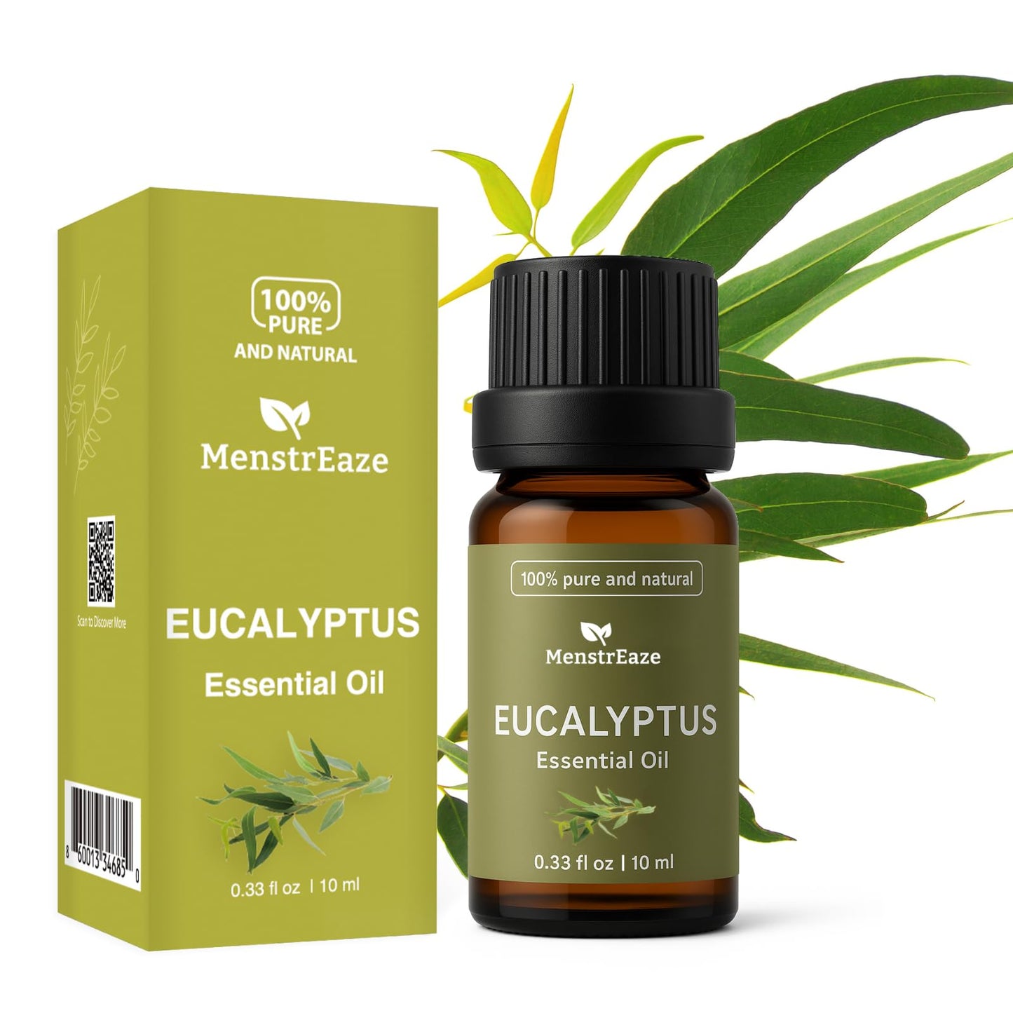 Eucalyptus Essential Oil – 100% Pure & Natural, Therapeutic Grade, 10 ml