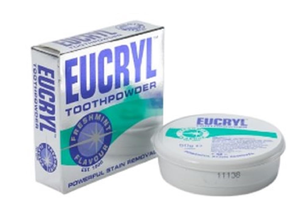 Eucryl Toothpowder Freshmint 50g – Minty Stain-Removing Tooth Powder