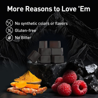 Eullsi Shilajit Gummies + Ashwagandha – 60 Count, Vegan & Non-GMO