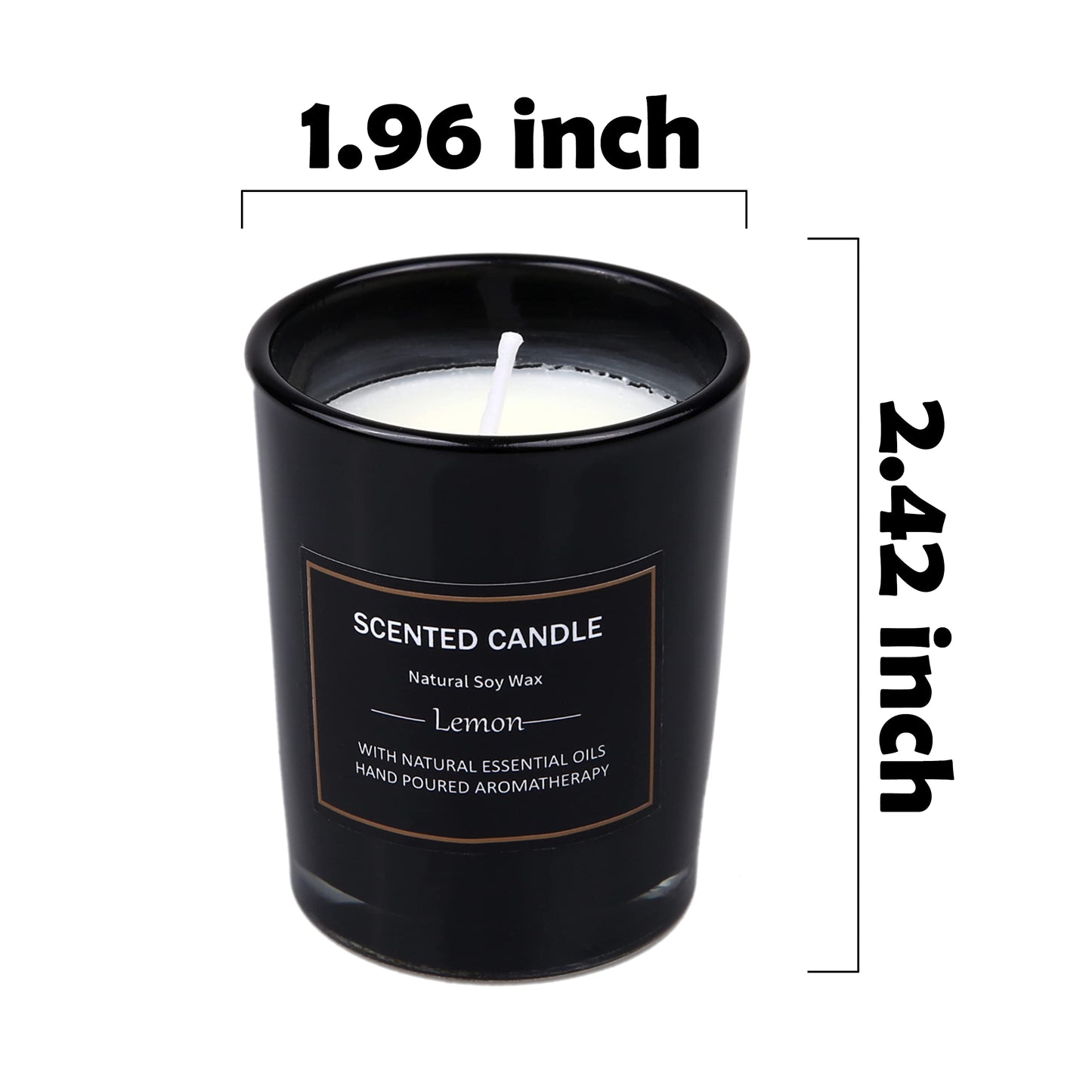 EUPNHY 12 Pack Scented Candles Gift Set - 2.5oz Soy Wax Aromatherapy Jars - Best Gifts for Women