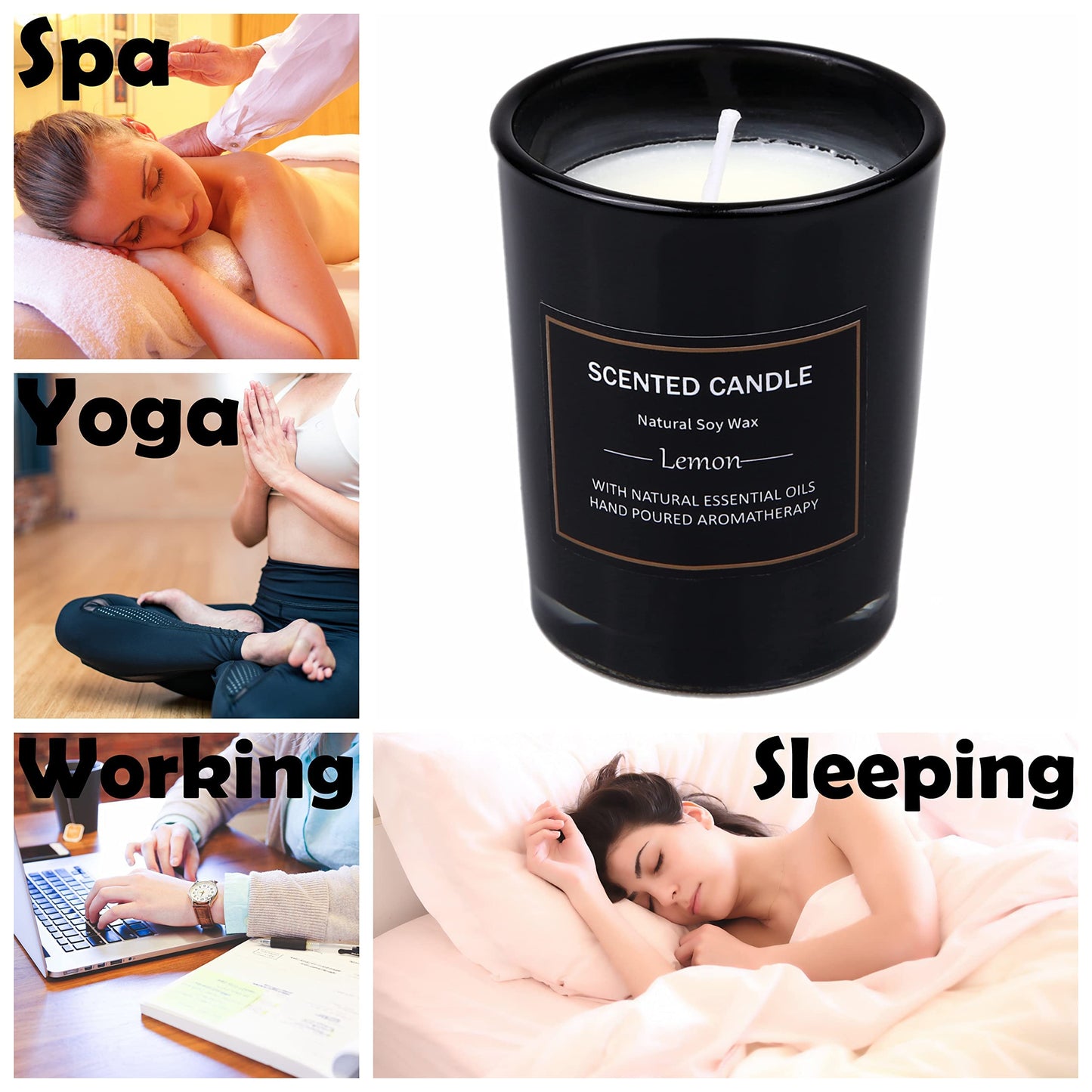 EUPNHY 12 Pack Scented Candles Gift Set - 2.5oz Soy Wax Aromatherapy Jars - Best Gifts for Women