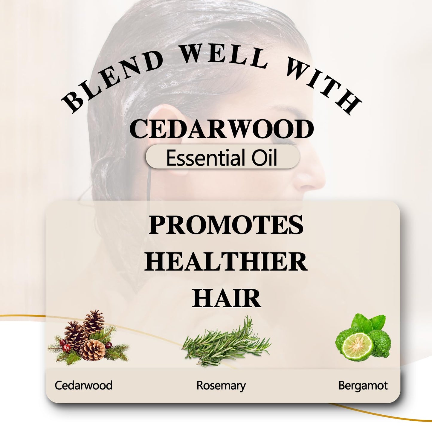 EUQEE Cedarwood Essential Oil with Glass Dropper, 118mL Natural Cedarwood Oil Premium Essential Oil for Diffuser, Humidifier(4fl.oz)