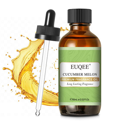 EUQEE Cucumber Melon Fragrance Oil – Premium 60ml (2.02 Fl oz) with Glass Dropper | Diffuser, Soap & Candle Making