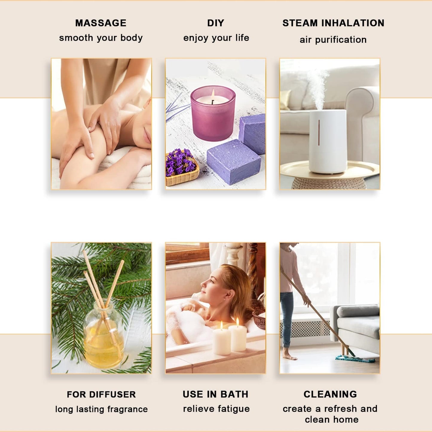 EUQEE Lemon Eucalyptus Essential Oil – 118ml / 4 Fl Oz with Glass Dropper