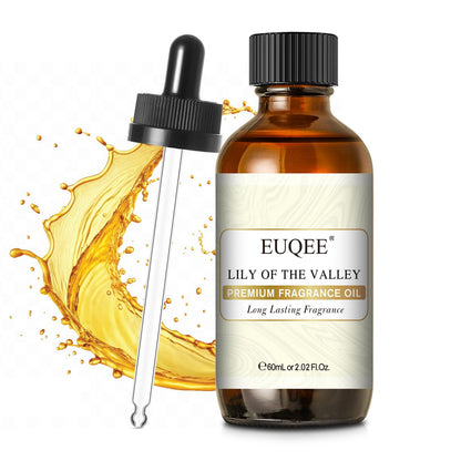 EUQEE Lily of the Valley Fragrance Oil 60ml – Premium Essential Oil with Glass Dropper