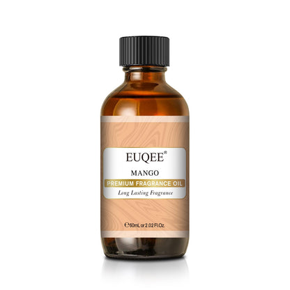 EUQEE Mango Fragrance Oil 60ml | Premium Essential Oil with Glass Dropper for Soap, Candles, Diffusers & Bath Bombs