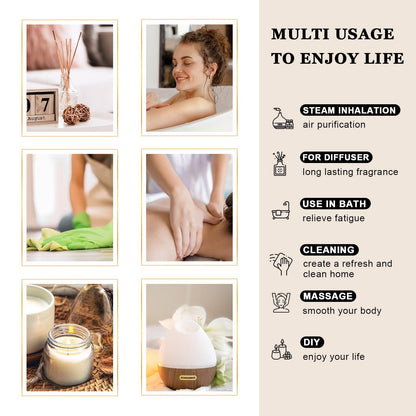 EUQEE Nutmeg Essential Oil 118ml – Aromatherapy Oil with Dropper