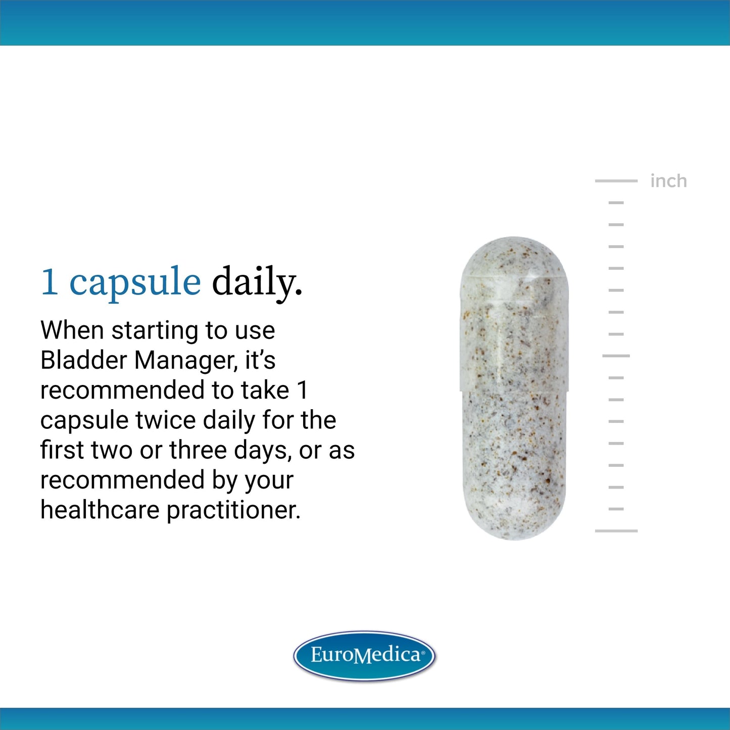 EuroMedica Bladder Manager - Bladder Health Supplement with Angelica Leaf Extract | Vegan Capsules (30)