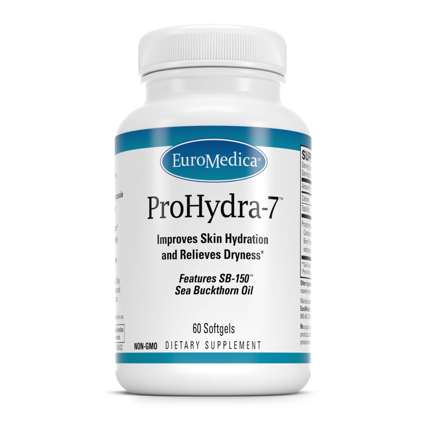 EuroMedica ProHydra-7 – Skin Health Dietary Supplement (60 Softgels)