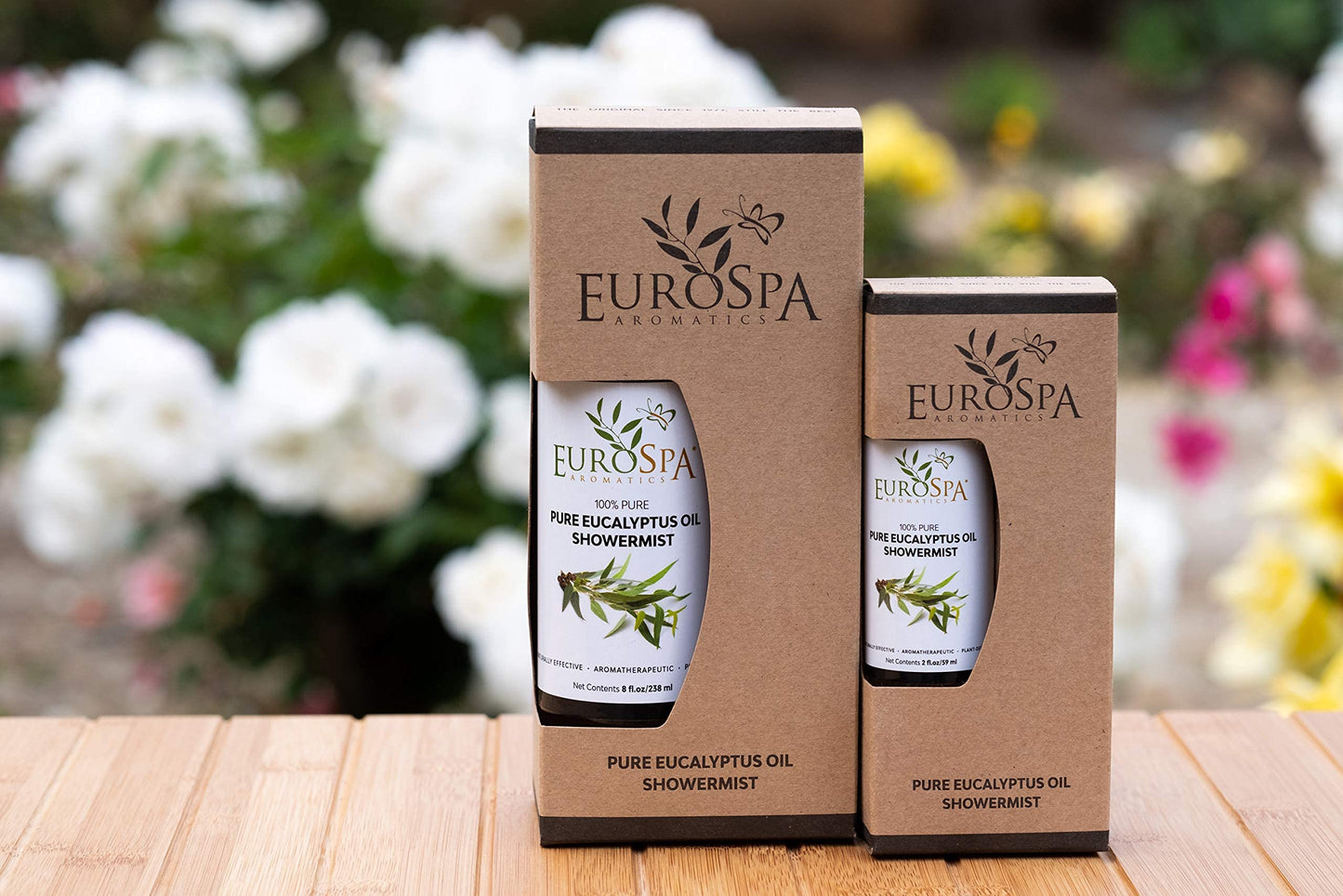 EuroSpa Aromatics Pure Eucalyptus Oil ShowerMist & Steam Room Spray – All-Natural Aromatherapy, 2oz