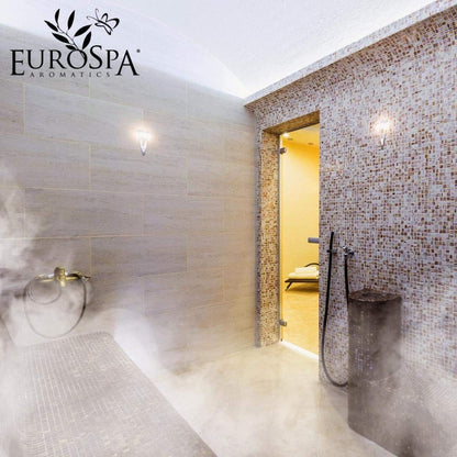 EuroSpa Aromatics Pure Eucalyptus ShowerMist & Steam Room Spray – 2oz x2