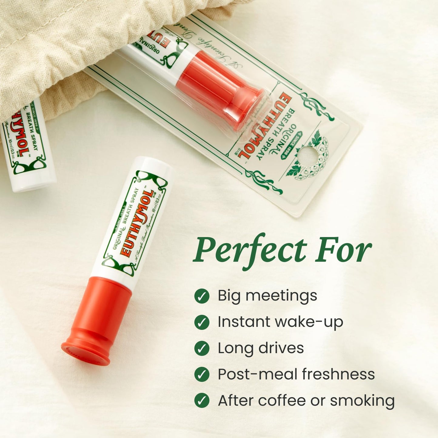 EUTHYMOL Breath Spray 10ML - Fresh Breath On The Go