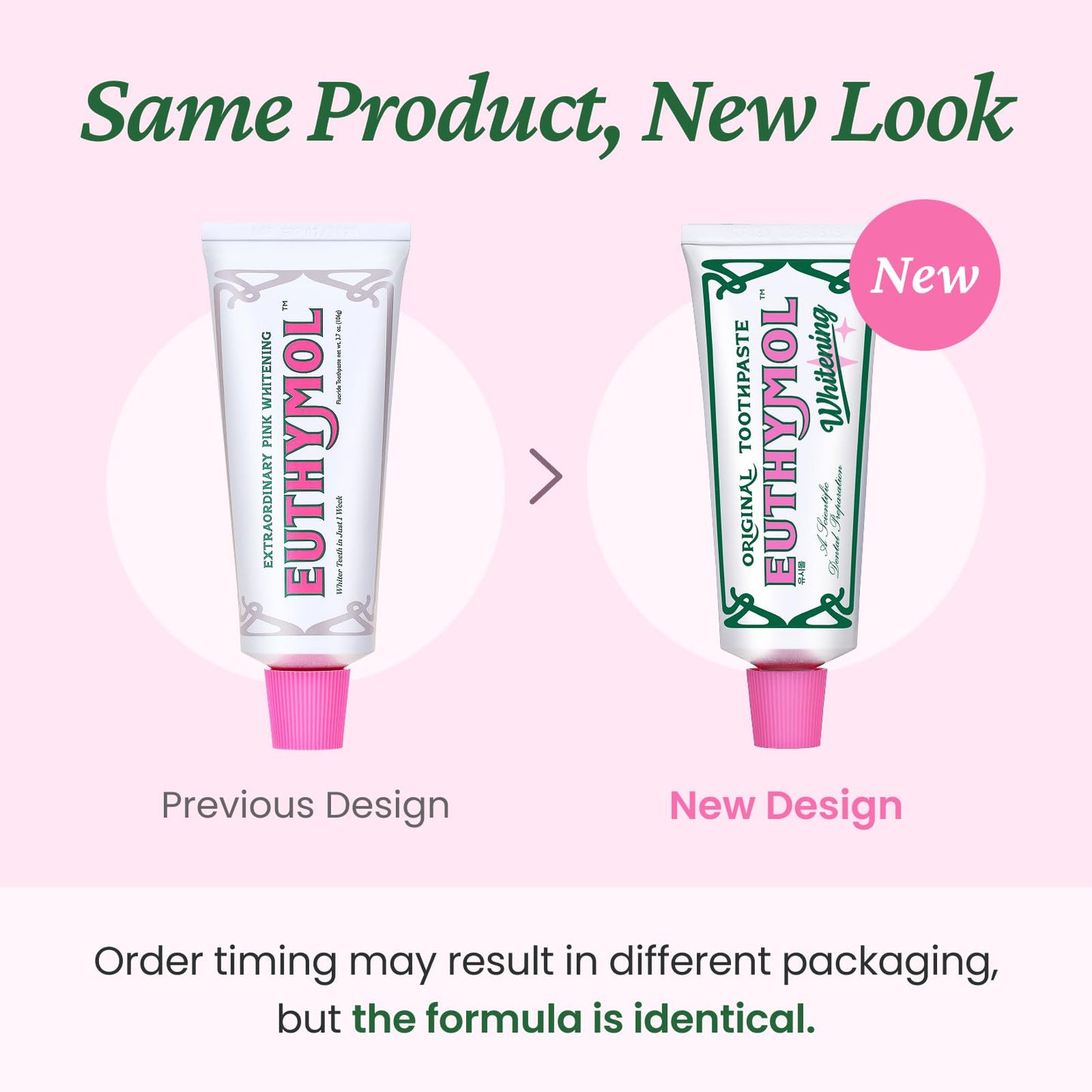 EUTHYMOL Whitening Toothpaste (3.7oz) – Stain Removal in 2 Weeks, Fresh Breath & Cavity Protection