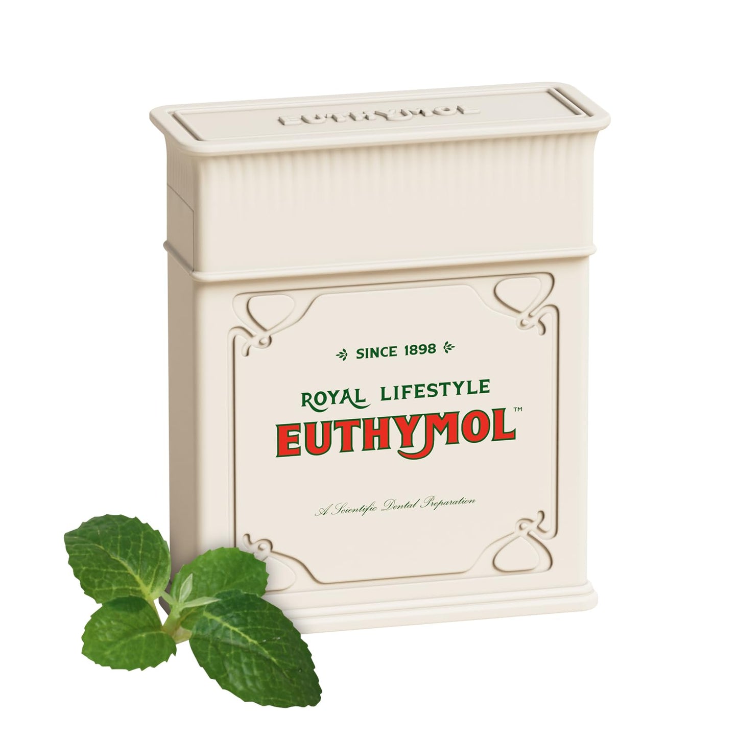 EUTHYMOL Pink Dental Floss (50m) – Slim Woven, Fresh Mint, Travel-Ready
