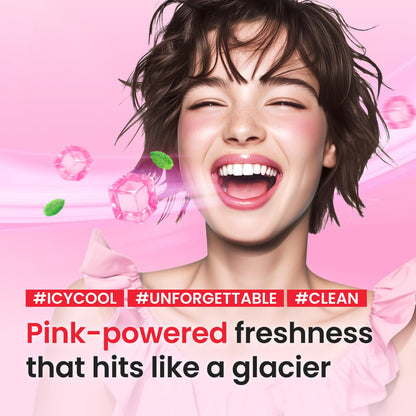 EUTHYMOL Original Pink Toothpaste - Fluoride-Free for Sensitive Teeth & Gums, 12-Hour Freshness