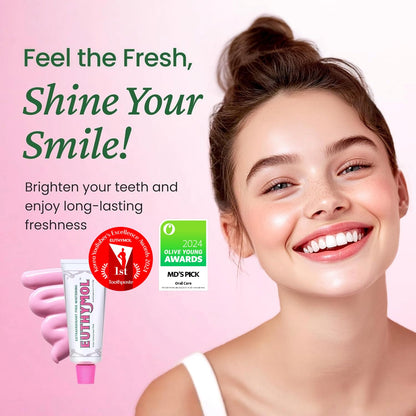 EUTHYMOL Whitening Toothpaste Pack of 2 - 3.7oz Each, Stain Removal in 2 Weeks, Fresh Breath & Cavity Protection