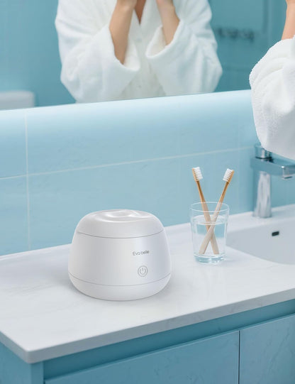 Ultrasonic Retainer Cleaner EVA BELLE | Rechargeable Denture Cleaner & Mouthguard Cleaner