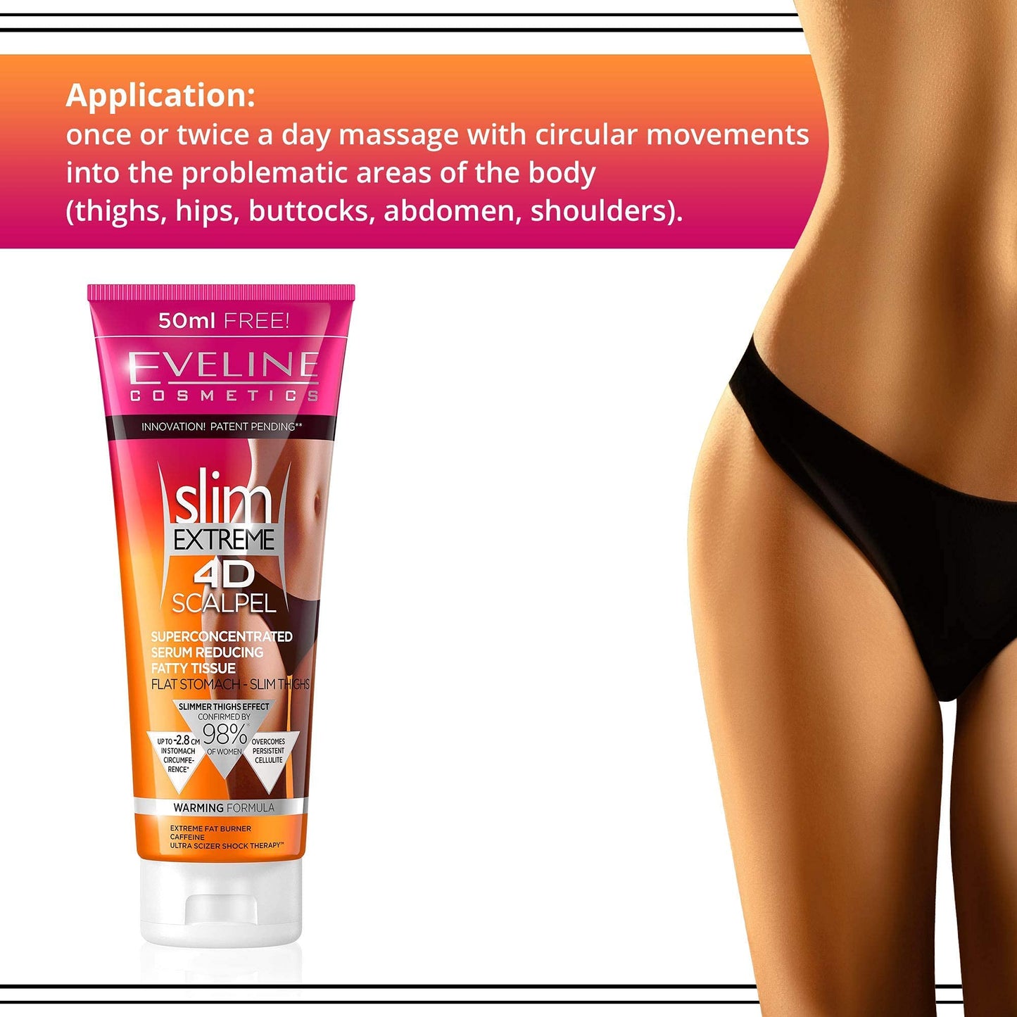 Eveline Cosmetics Slim Extreme 4D – Body Modelling & Lifting Serums & Creams
