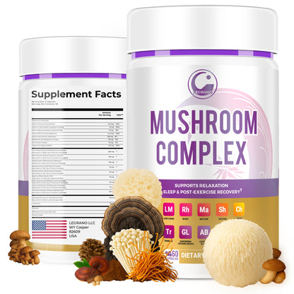 Evening Mushroom Capsules – Relaxation & Sleep (60 Caps)