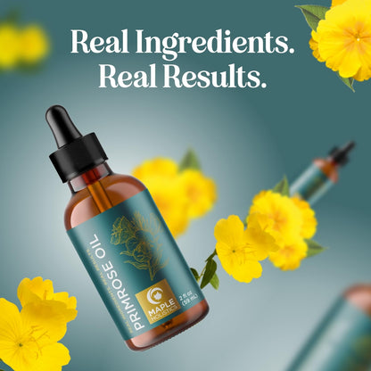 Pure Evening Primrose Oil - Cold-Pressed Skin & Hair Care