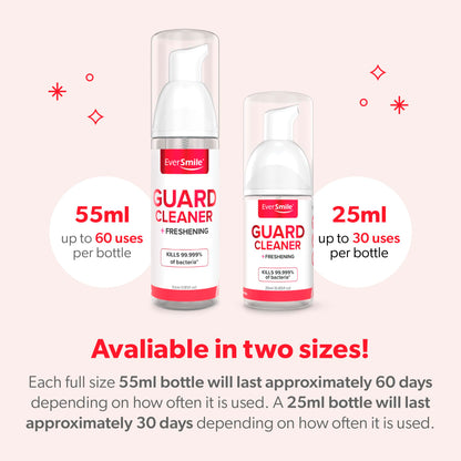 EverSmile Mouth Guard Cleaning Foam – Fresh Mint 55ml (1 Pack)