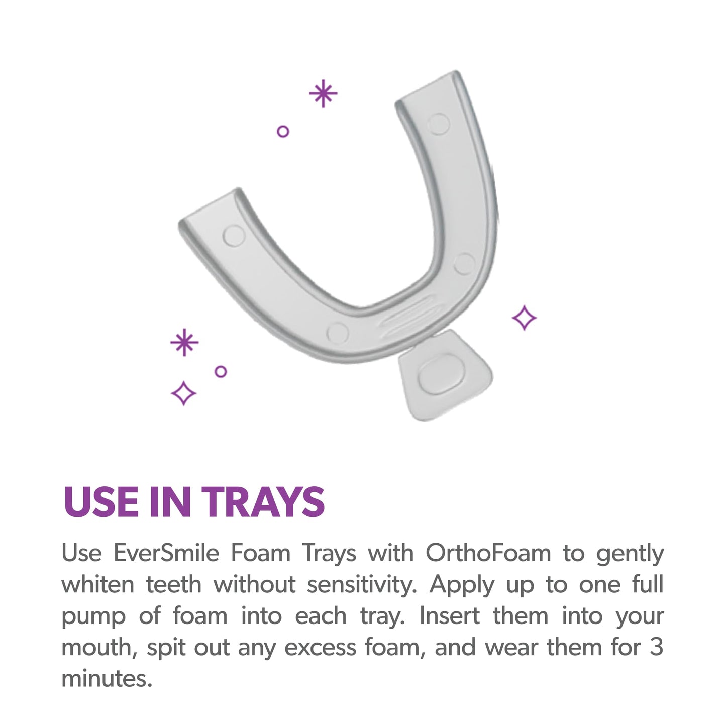 EverSmile OrthoFoam Braces Cleaner - Brushable Foam Whitens Teeth, Fights Plaque & Bacteria - 50ml 2-Pack