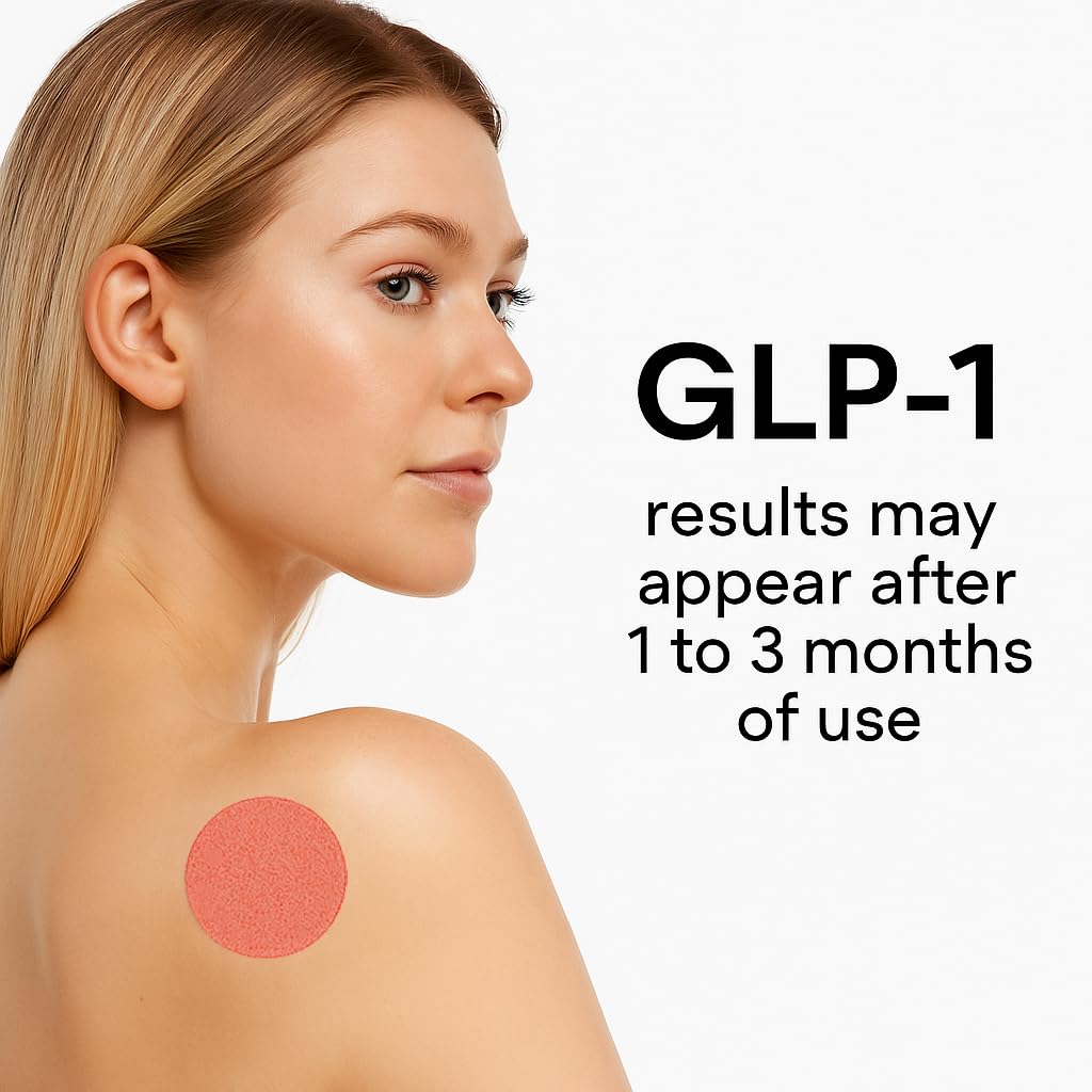 EverBliss GLP1 Patches – 60 Cosmetic Patches for Men & Women (2 Packs) – Plant-Based, Expert Formulated