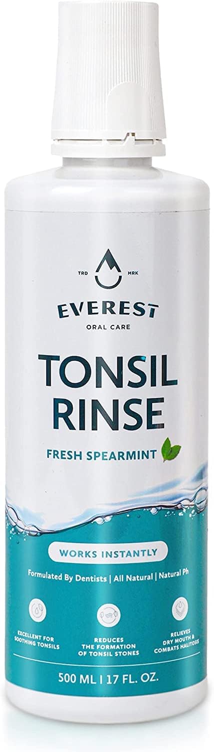 Everest Mouth Wash & Tonsil Stone Remover – Alcohol-Free 17 fl oz