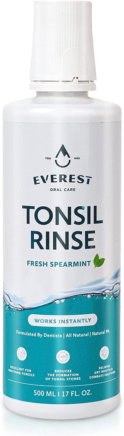 Everest Mouth Wash & Tonsil Stone Remover – Alcohol-Free 17 fl oz