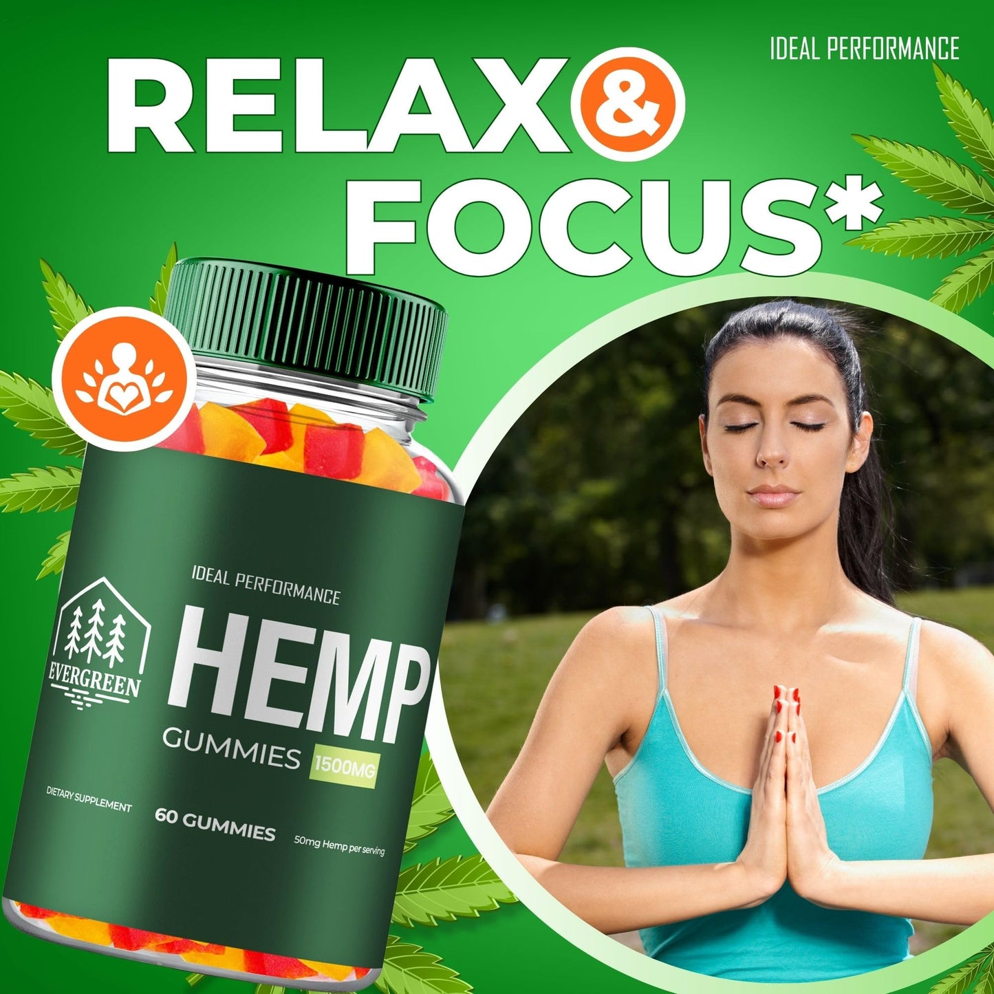 Evergreen Hemp Gummies - Maximum Strength All-Natural Health & Wellness