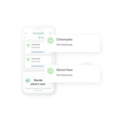 Everlywell Chlamydia & Gonorrhea At-Home Test Kit | CLIA-Certified Lab Results in Days | Ages 18+