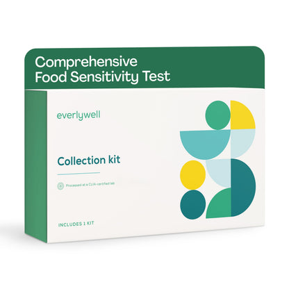 Everlywell Food Sensitivity Comprehensive Test - Learn How Your Body Responds to 204 Foods - At-Home Collection Kit - CLIA-Certified Labs - Ages 18 Plus