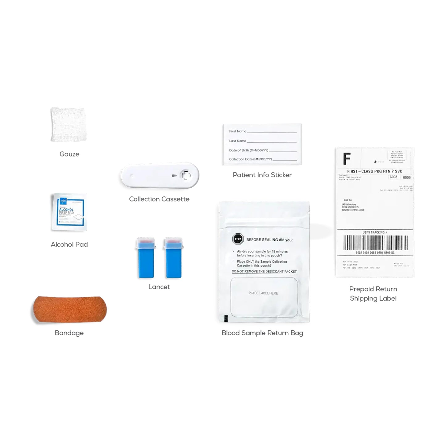 Everlywell Cholesterol and Lipids Test - At-Home Collection Kit | CLIA-Certified Lab Results in Days | Ages 18+