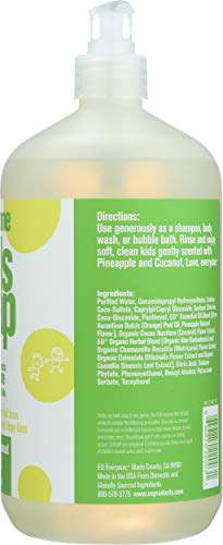 Everyone 3-in-1 Kids Soap Tropical Coconut 32oz (6-Pack)