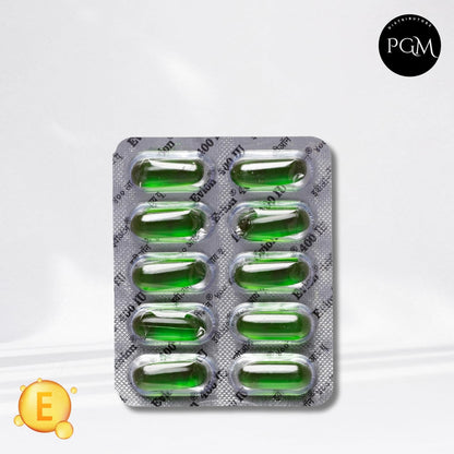 50 Evion Vitamin E 400mg Capsules – Glowing Skin, Hair & Nails