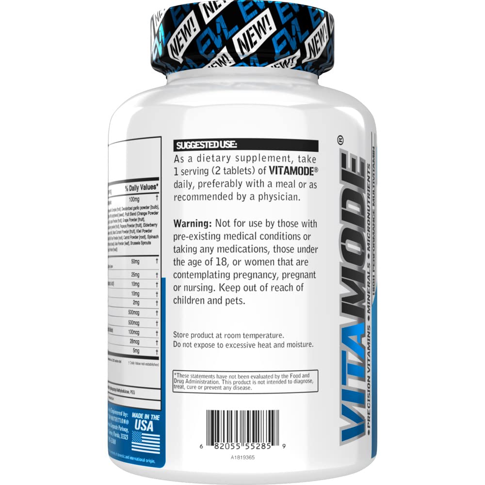 EVL Advanced Daily Multivitamin for Men | VitaMode Active & Lycopene