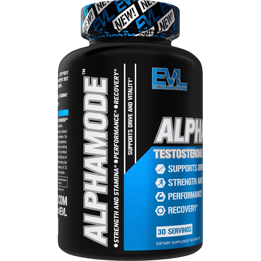 Evlution Nutrition Alphamode - Performance + Recovery Support for Men | 30 Servings