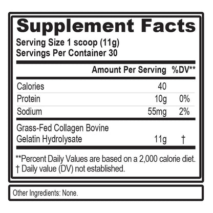Evlution Nutrition Collagen Peptides Powder – Premium Hydrolyzed Collagen (30 Servings)
