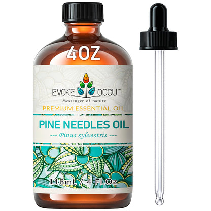 EVOKE OCCU Pine Essential Oil - Fresh Pine Scent for Diffuser, Aromatherapy (4 Fl Oz)
