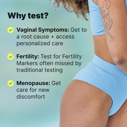 Evvy Vaginal Health Test | at-Home Microbiome Test for BV, Yeast Infection, Ureaplasma & More | Discreet Results in 7–10 Days | Clinician-Reviewed Report & Rx Options